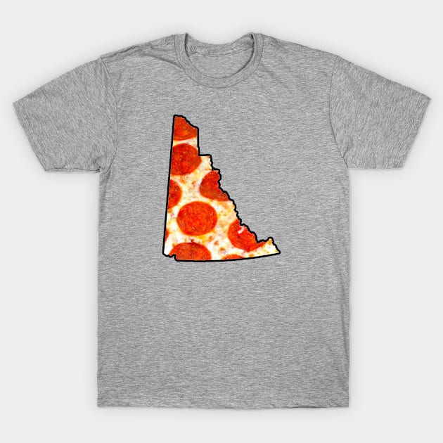 Yukon Canada Pepperoni Pizza T-Shirt by fearcity